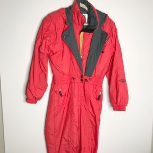 Obermeyer one piece ski suit thermolite vintage 16